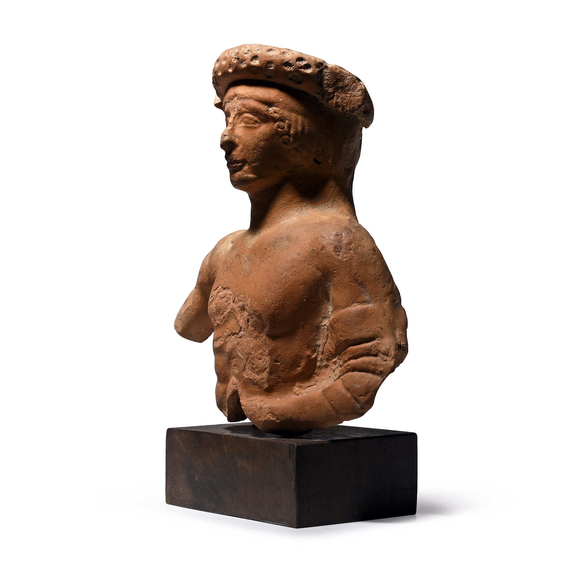 Greek Terracotta Figure of Young Dionysos