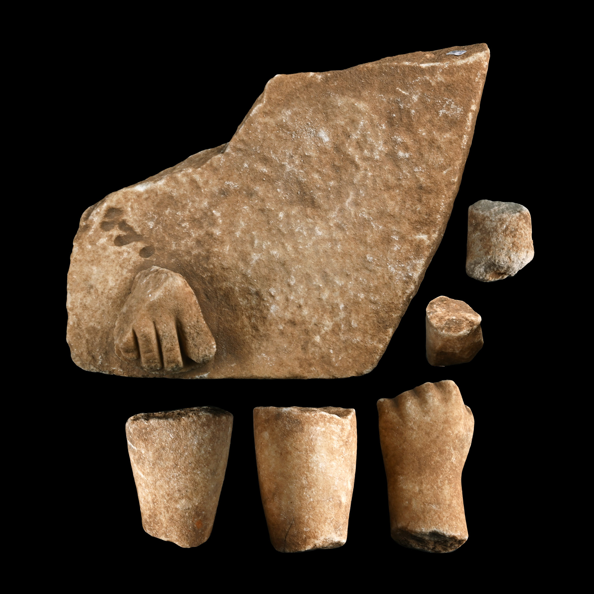 Roman Marble Fragment Collection