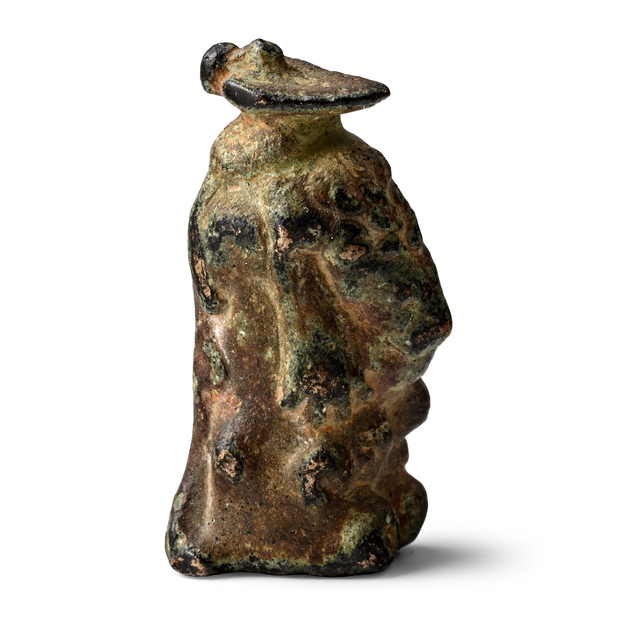 Roman Bronze Tree-Support with Lion Skin