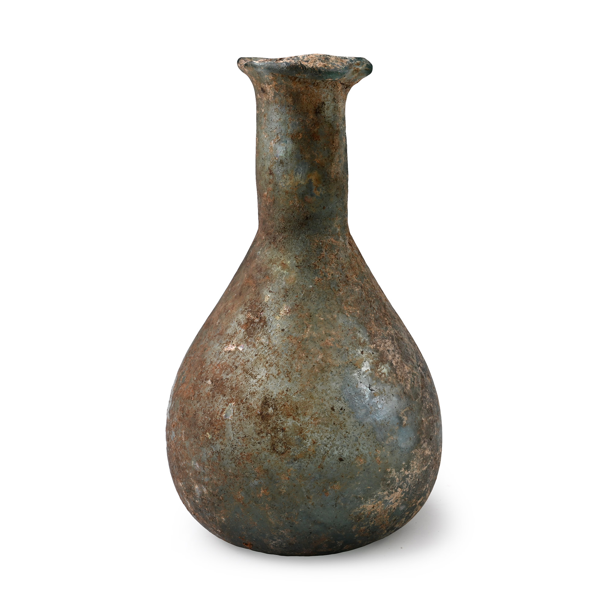 Roman Green Glass Vessel