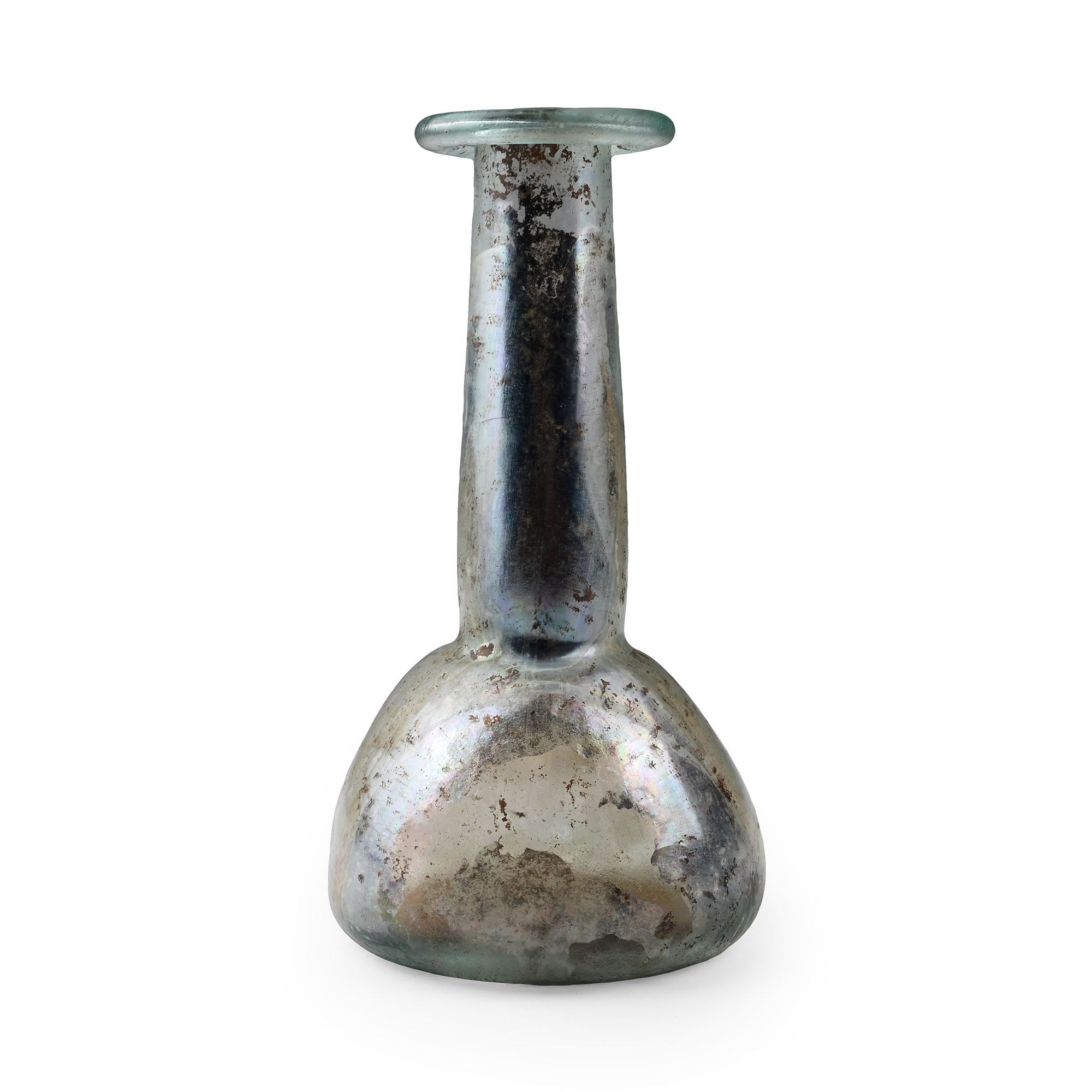 Large Roman Iridescent Glass Vessel