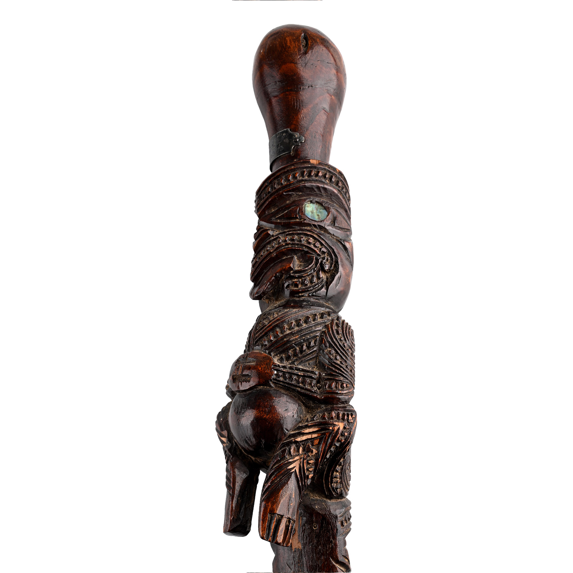Oceanic Wooden Maori Walking Stick Tokotoko