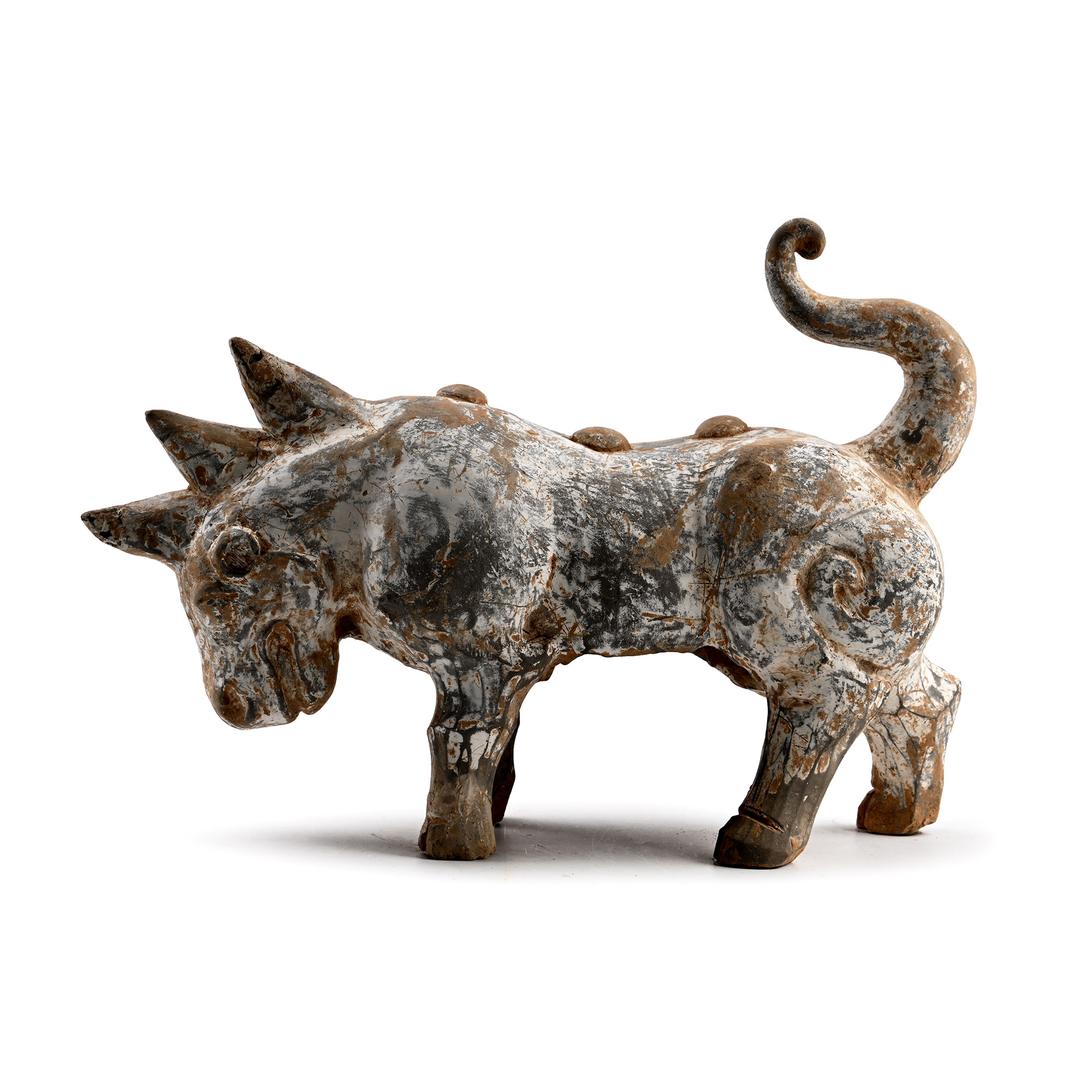 Chinese Western Jin Terracotta Mythical Beast