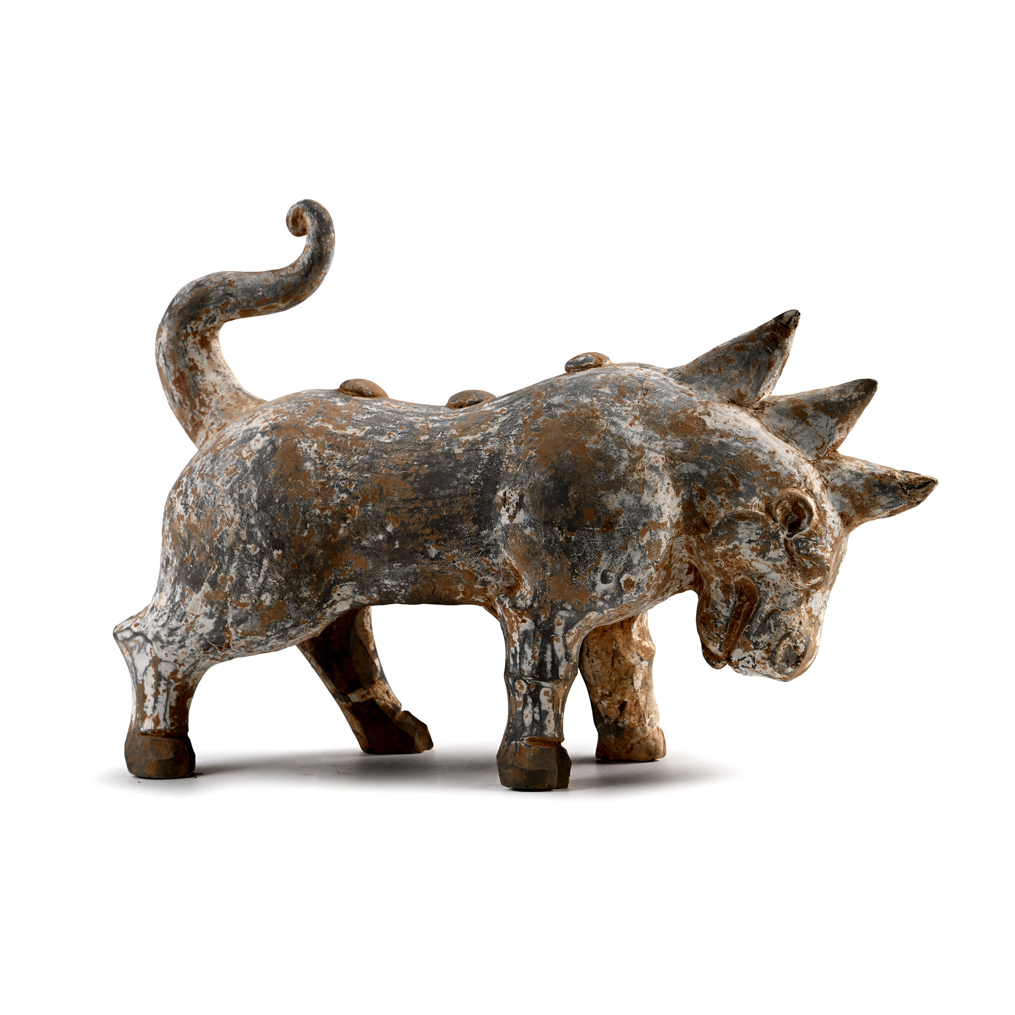 Chinese Western Jin Terracotta Mythical Beast