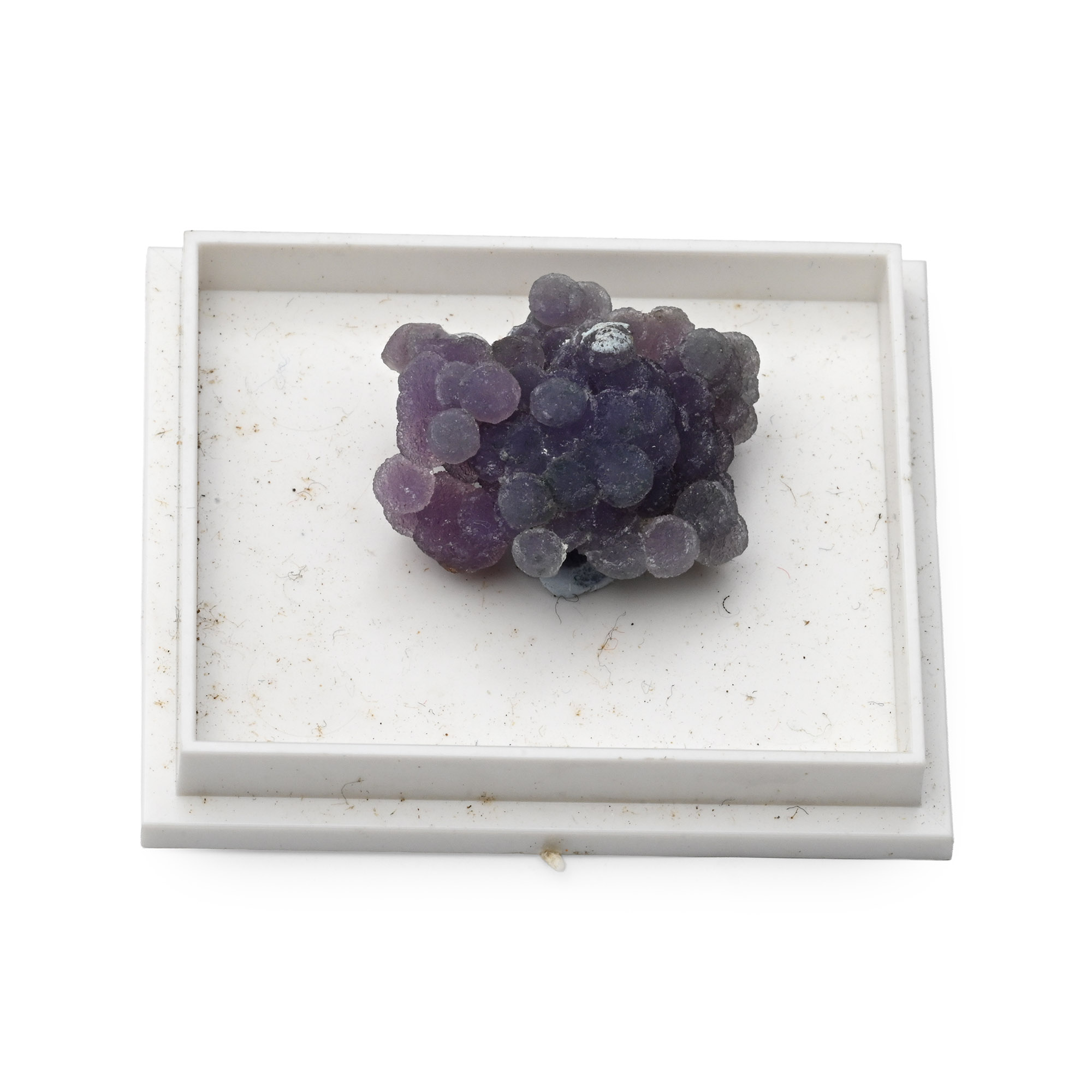 Purple Grape Agate Crystal Display Specimen