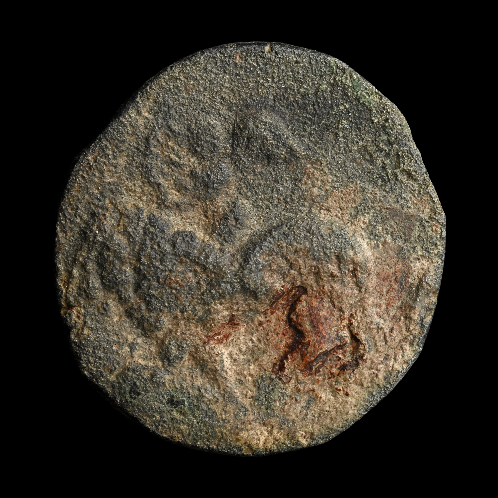 Byzantine Large Bronze Weight with Cupid Riding a Lion