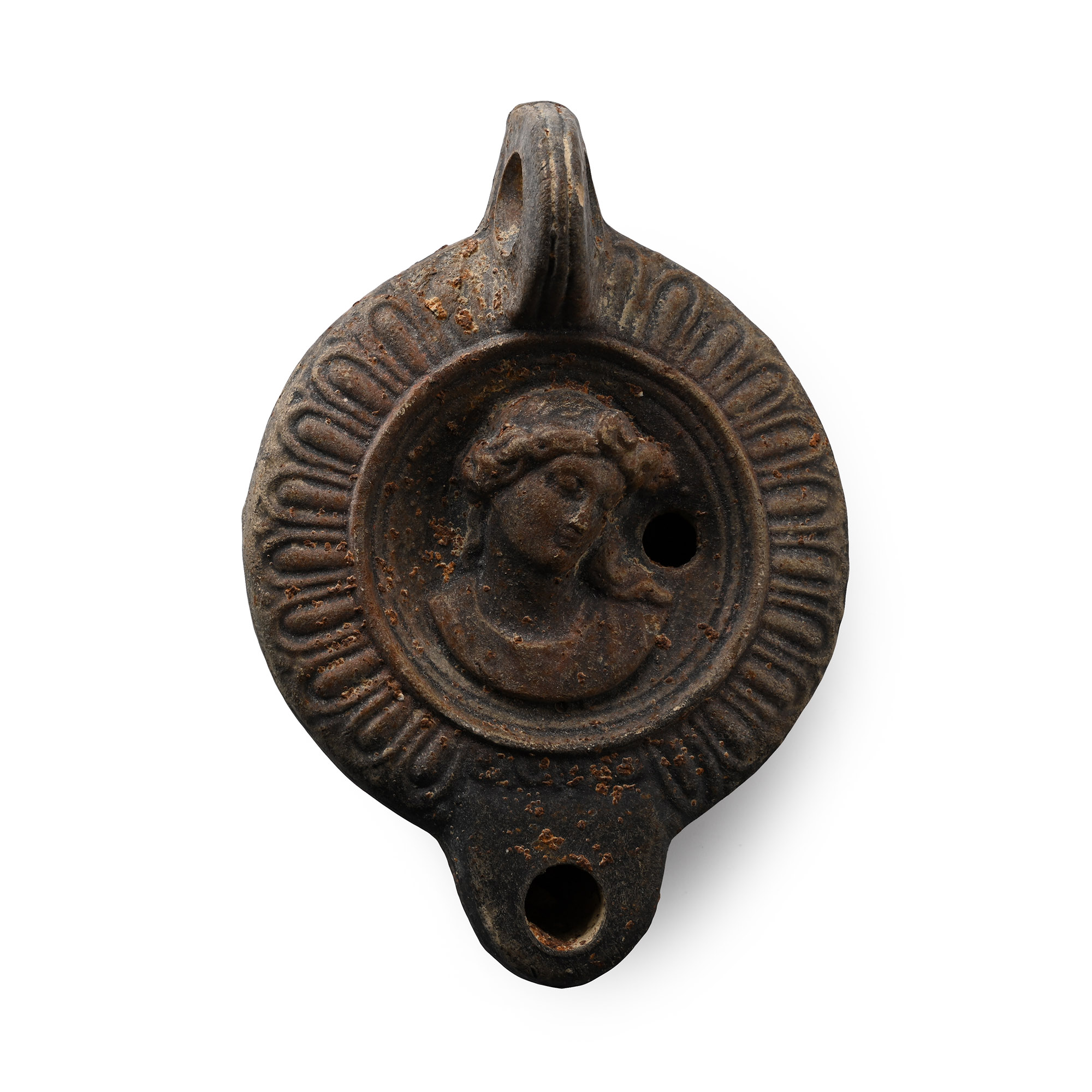 Grand Tour Terracotta Oil Lamp
