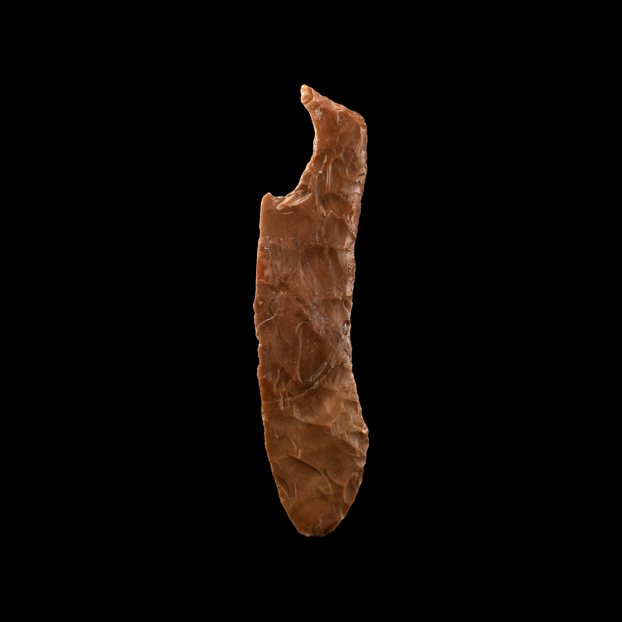 Large Egyptian Stone Age Knapped Flint Knife