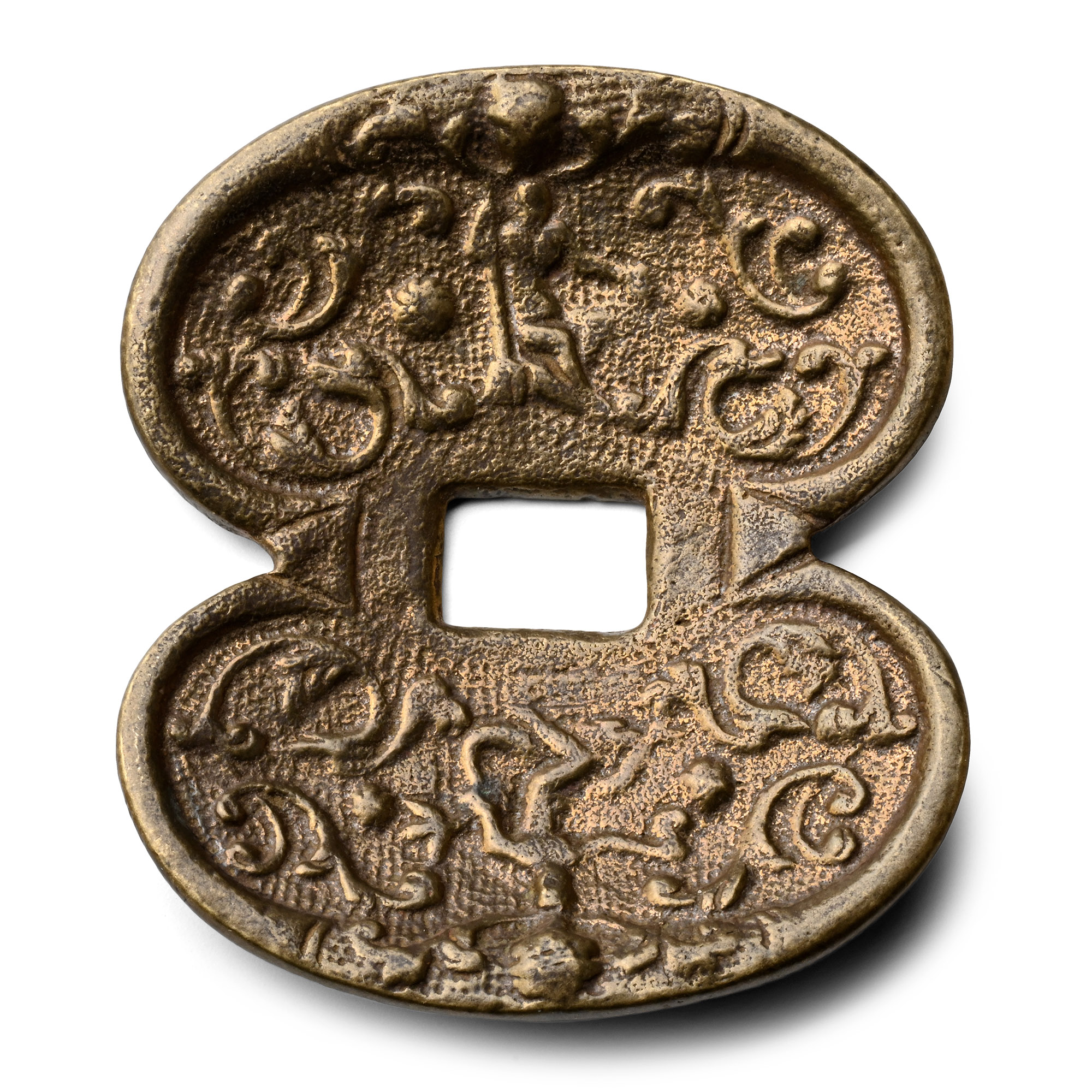 Post Medieval Sword Hilt Plate with Figural Decoration