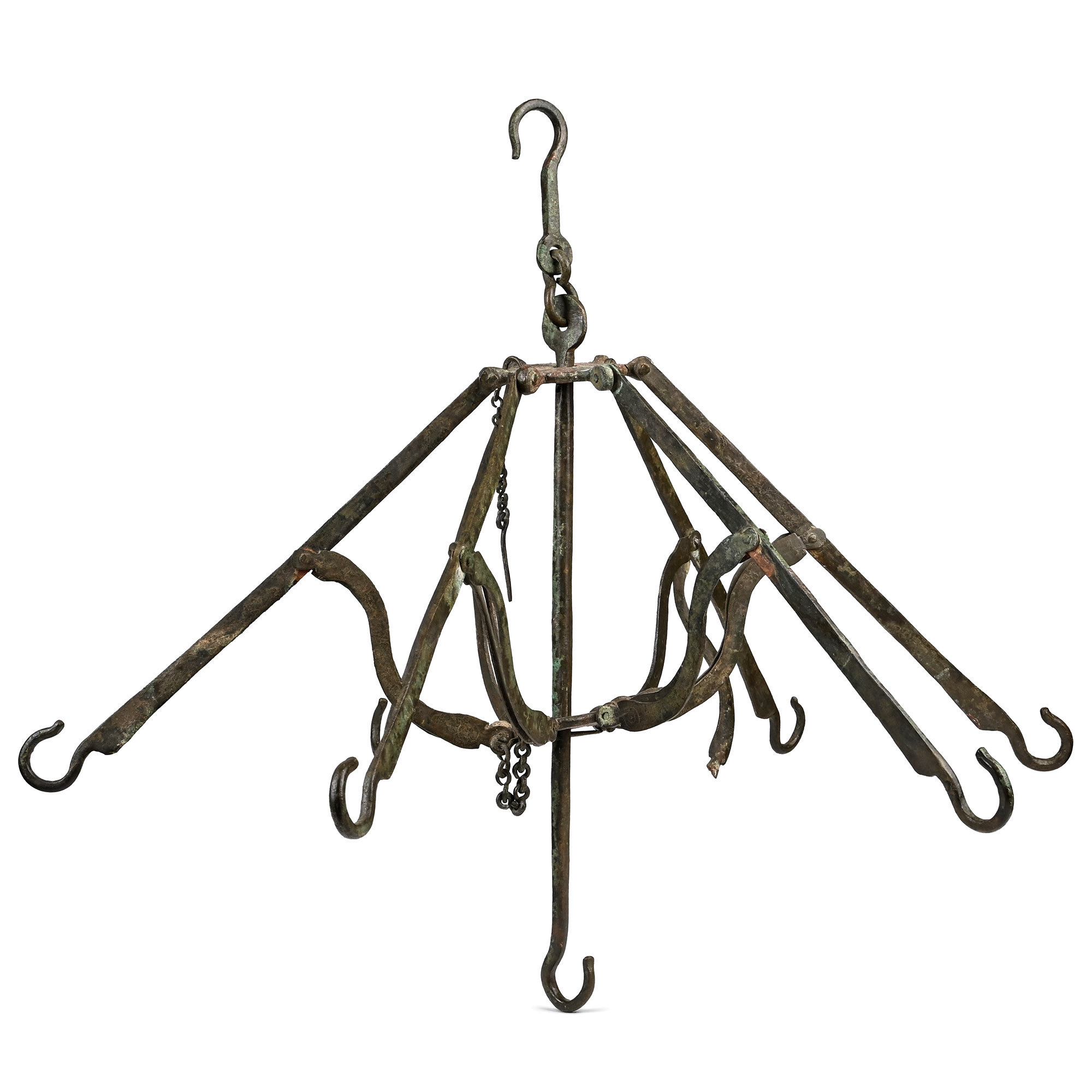 Roman Military Bronze Folding Campaign Chandelier
