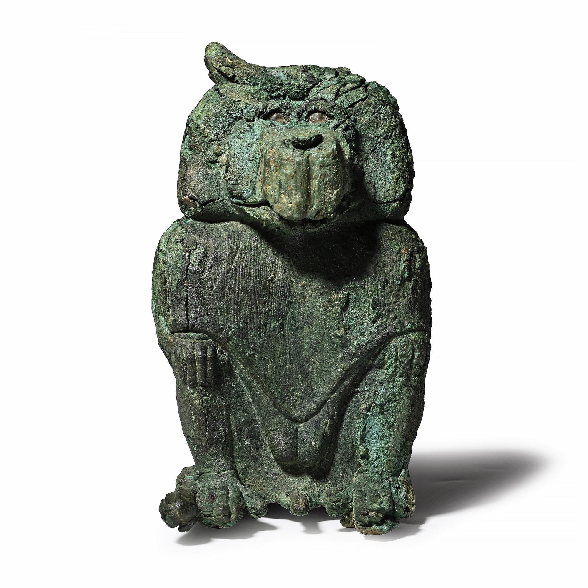 Large Egyptian Bronze Figure of Thoth