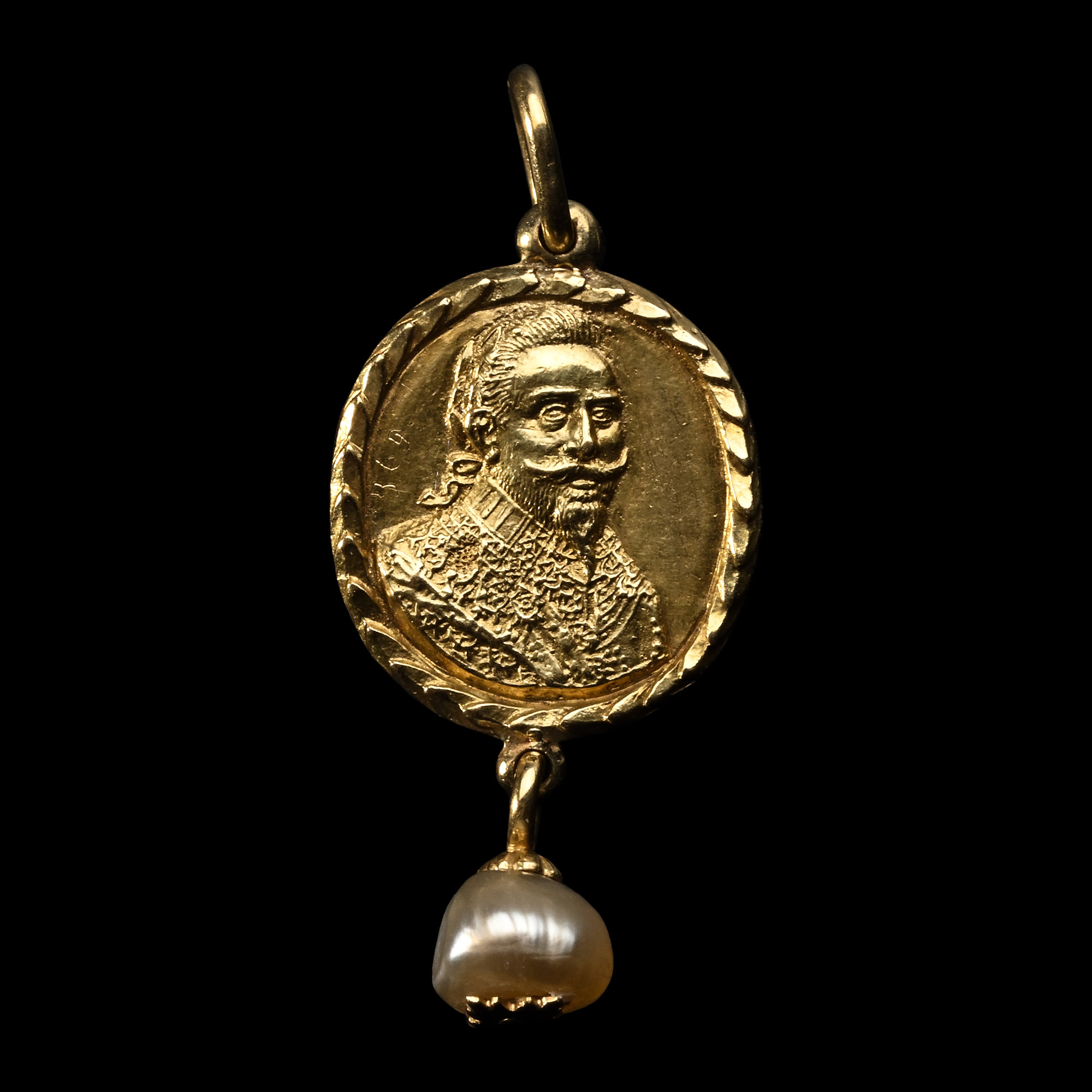 Post Medieval Gold and Enamel Supporters’ Medal of Gustavus II Adolphus of Sweden