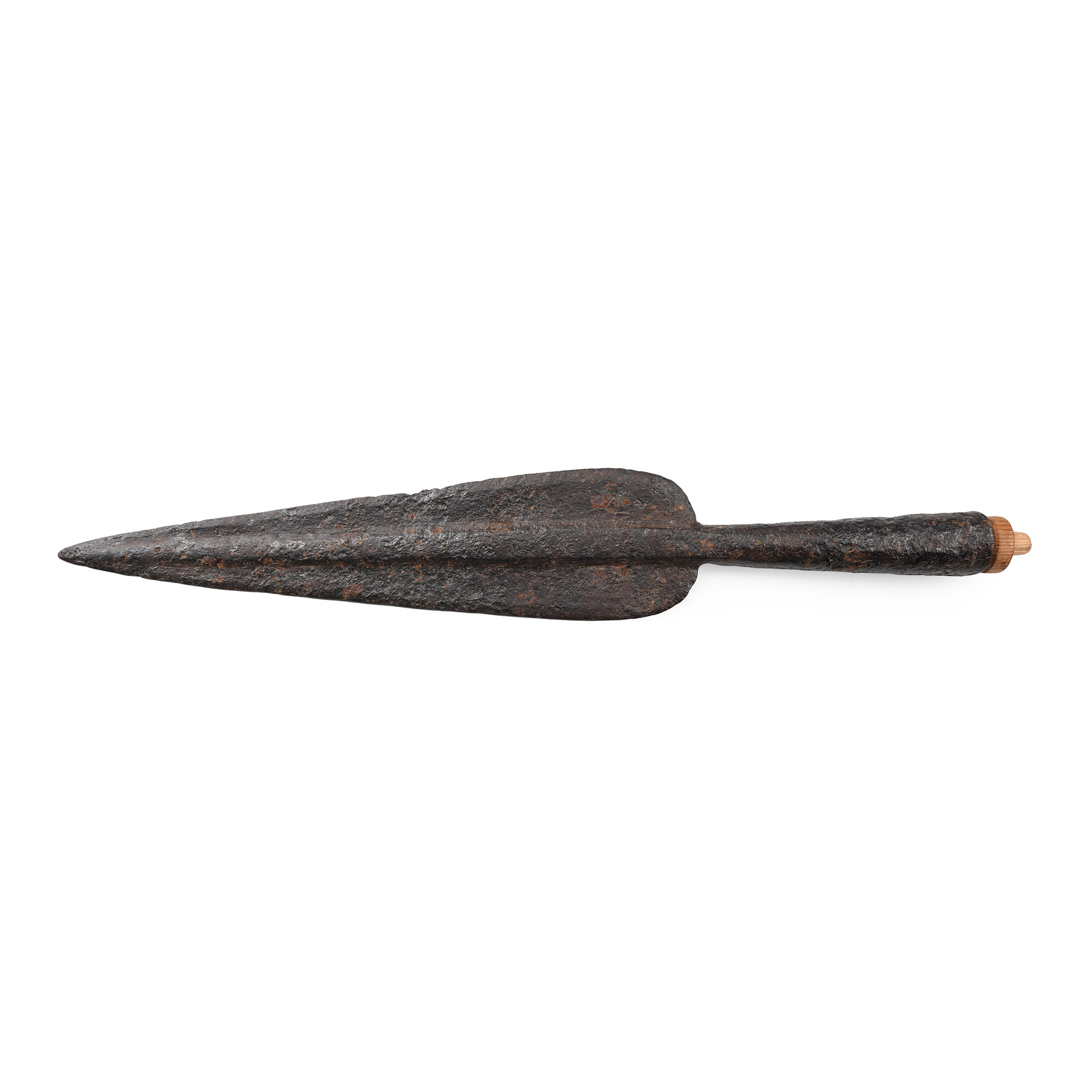 Large Celtic Period Iron Spearhead
