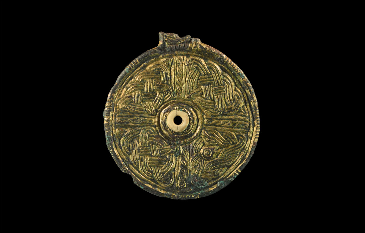Anglo-Saxon Gilt Bronze Harness Mount