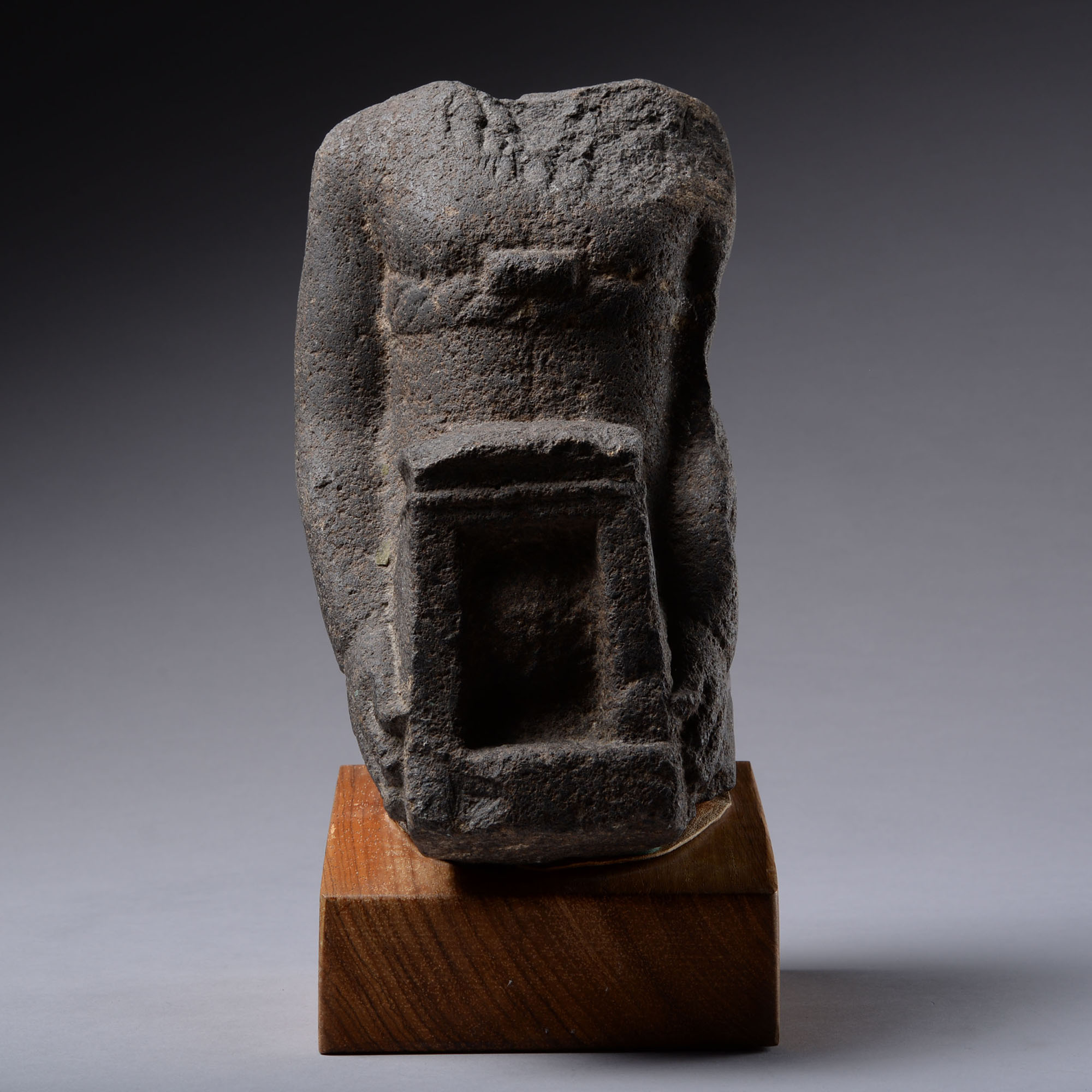 Egyptian Basalt Torso of Naophorous