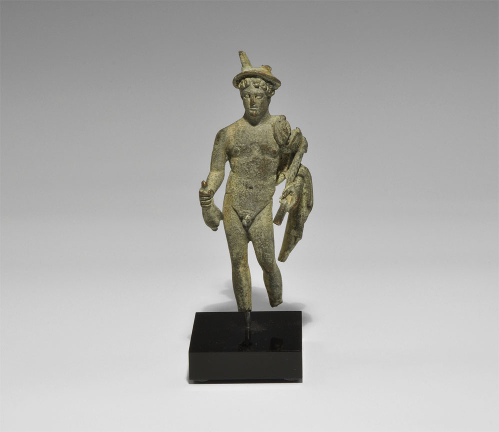Roman Bronze Mercury Statuette