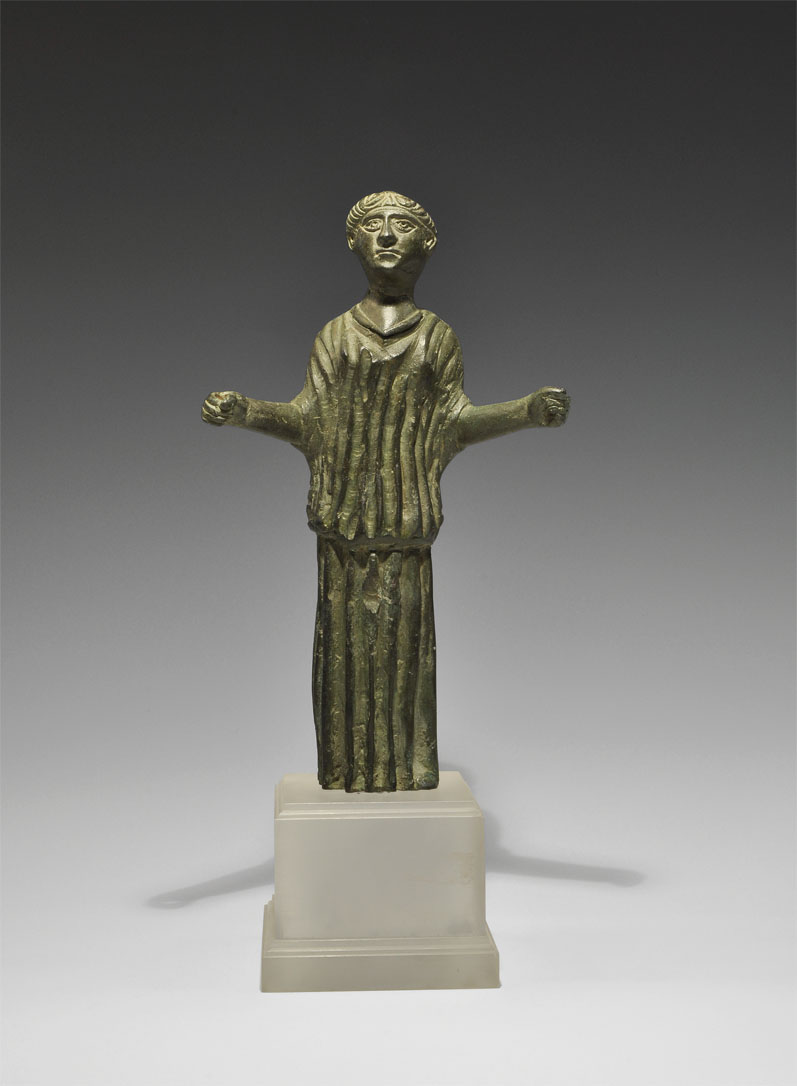 Roman Bronze Male Statuette