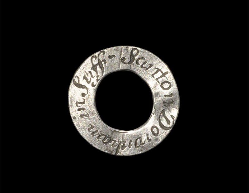 Medieval Silver 'de Vere Family' Vervel Ring