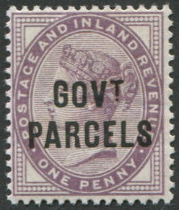 Govt Parcels 1d SG O69