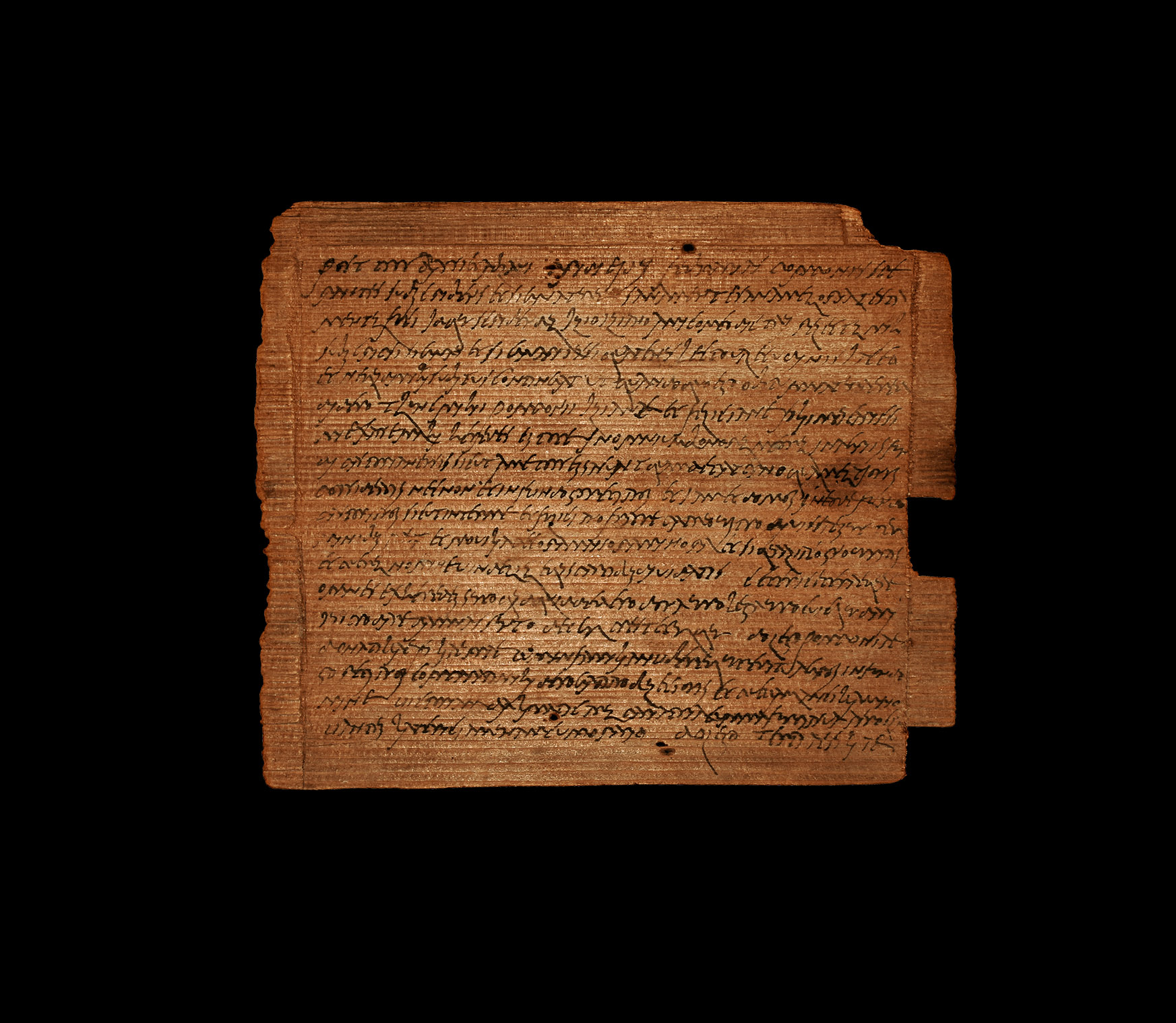 Roman Tablet With Testament of Pomponius Sperantius