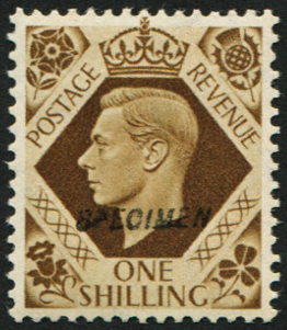 1937 1/- SG 475s OVPT. 'SPECIMEN' TYPE 23