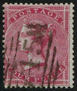 4d SG 62(3) 'DEEP CARMINE' VFU