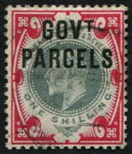 Govt. Parcels 1/-. SG O78 VFU