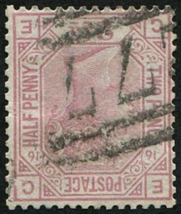 2 1/2d SG 141wi, Pl.16 'WMK. INV' VFU