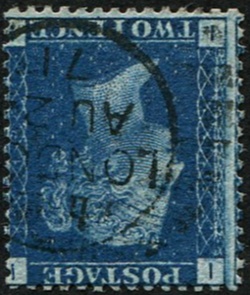 2d SG 47wi, Pl.13 'WMK. INV' (DEEP-BLUE) VFU