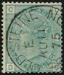 1/- SG 150, Pl.11 SUPERB USED