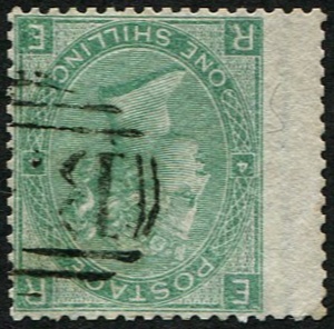 1/- SG 101wi, Pl.4 'WMK. INV' VFU