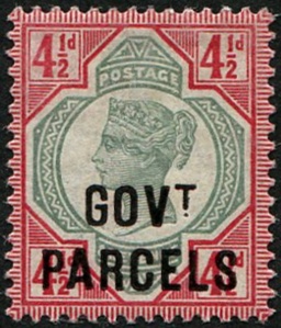 Govt Parcels 4 1/2d SG O71 MINT