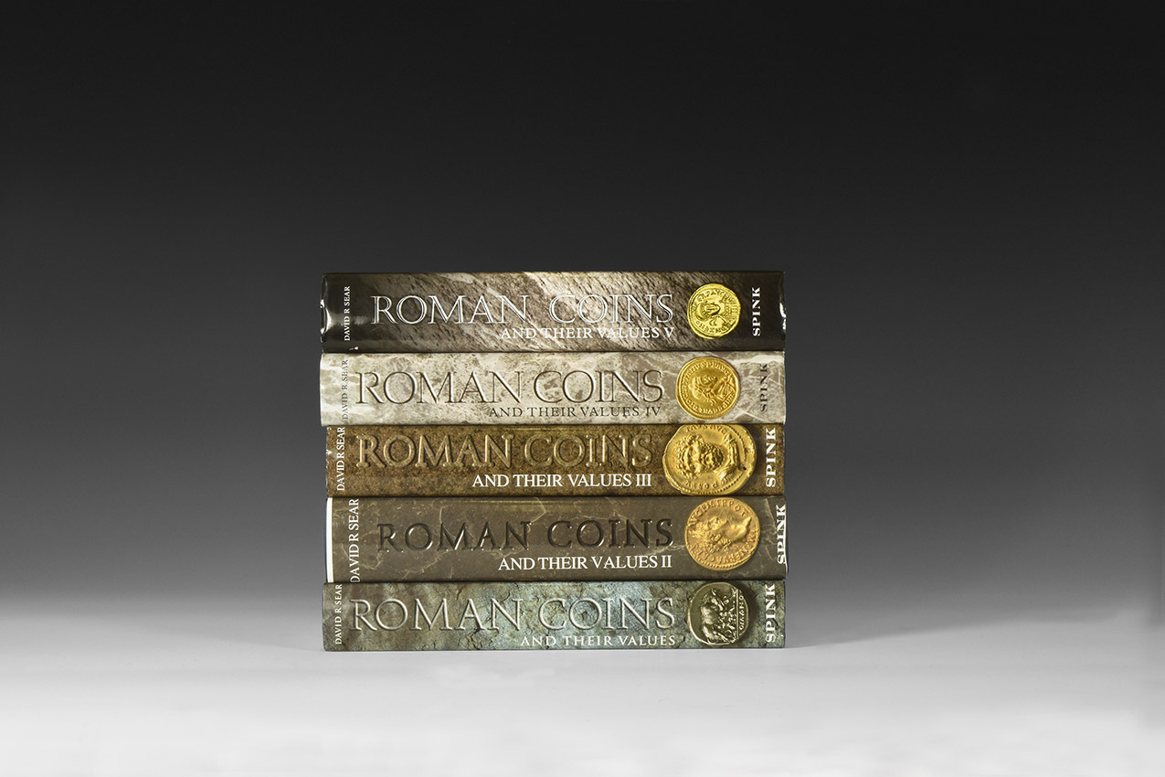 Numismatic Books - Sear - Roman Coins and their Values, vols. 1-5 OPEN FOR...