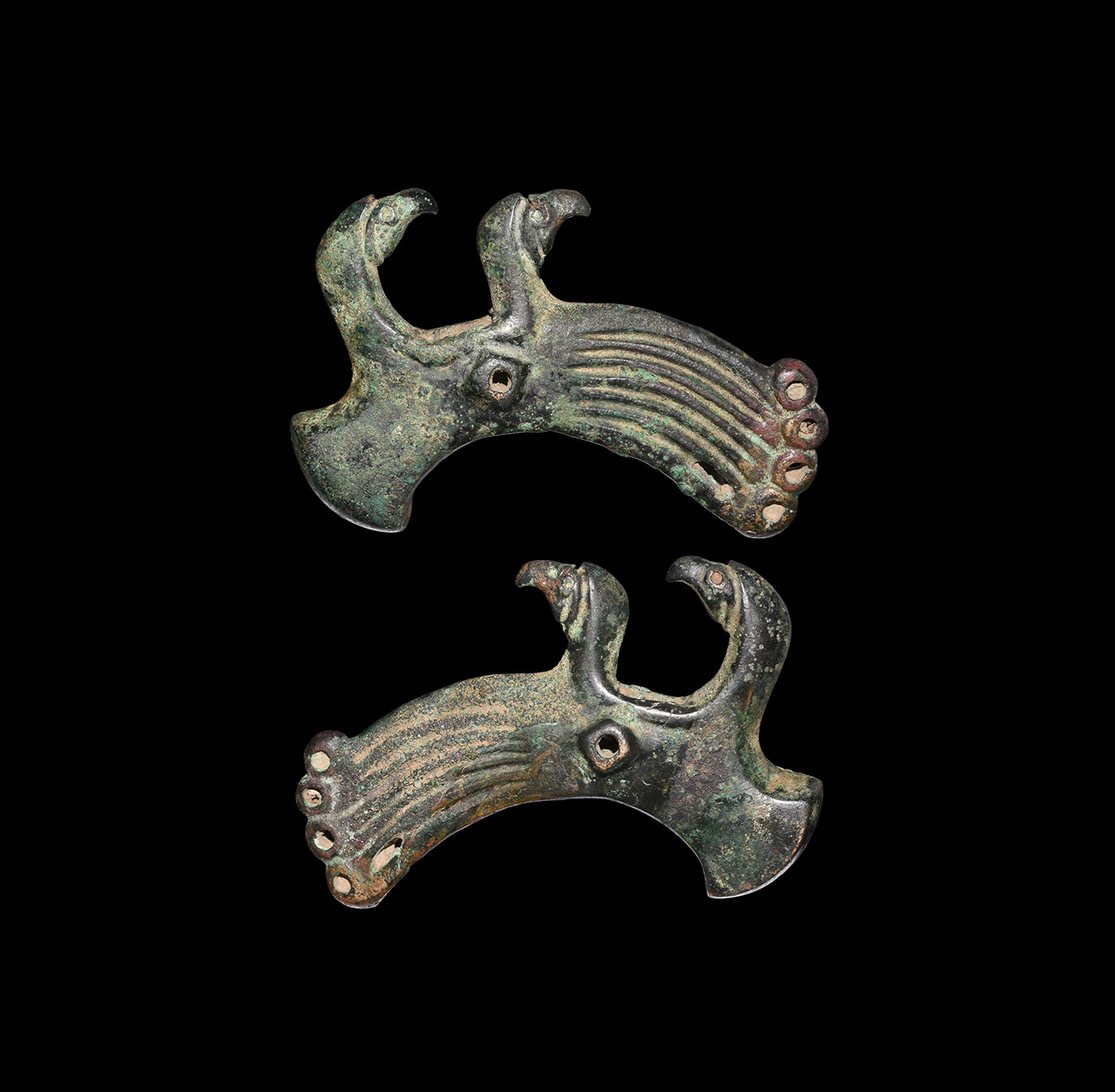 Western Asiatic Bactrian Macehead with Eagles