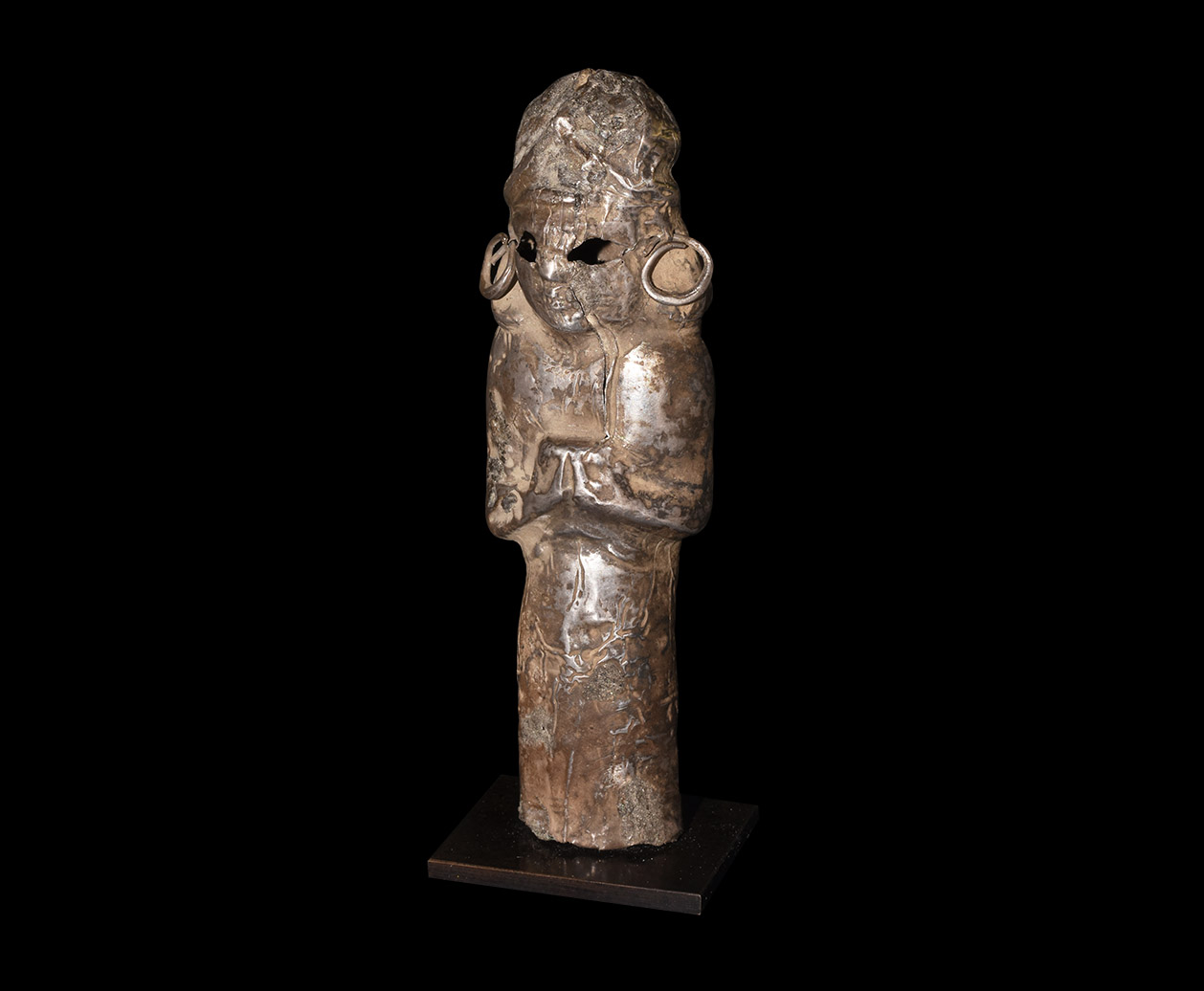 Western Asiatic Elamite Silver Statuette
