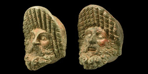 Roman Theatre Mask Mount Pair