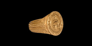 Medieval Gold Signet Ring for GRA of EDOILLE