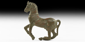 Roman Statuette of a Galloping Horse