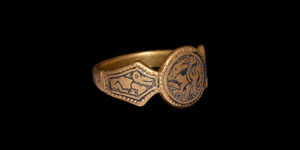 Anglo-Saxon Gold Ring for Queen Aethelburh