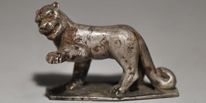 Roman - Silver Figurine - Lioness
