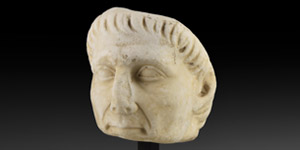 Roman Marble Head of Trajan