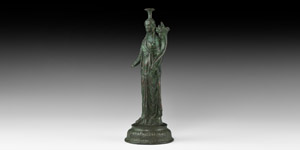 Roman Statuette of Fortuna