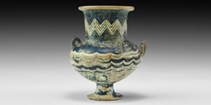 Egyptian Core-Formed Royal Krateriskos