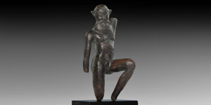 Greek Dancing Satyr Statuette