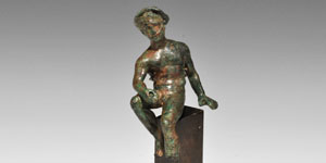 Roman Bronze Figure of Mercury