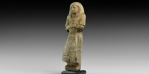 Egyptian Alabaster Shabti of a Noble