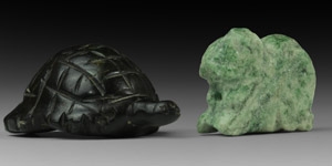 Tortoise and Lion Amulet Group
