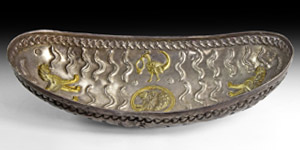 Western Asiatic Sassanian Bowl with Simurgh