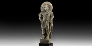 Gandharan Standing Bodhisattva Statue