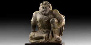 Gandharan Crouching Atlas Statue
